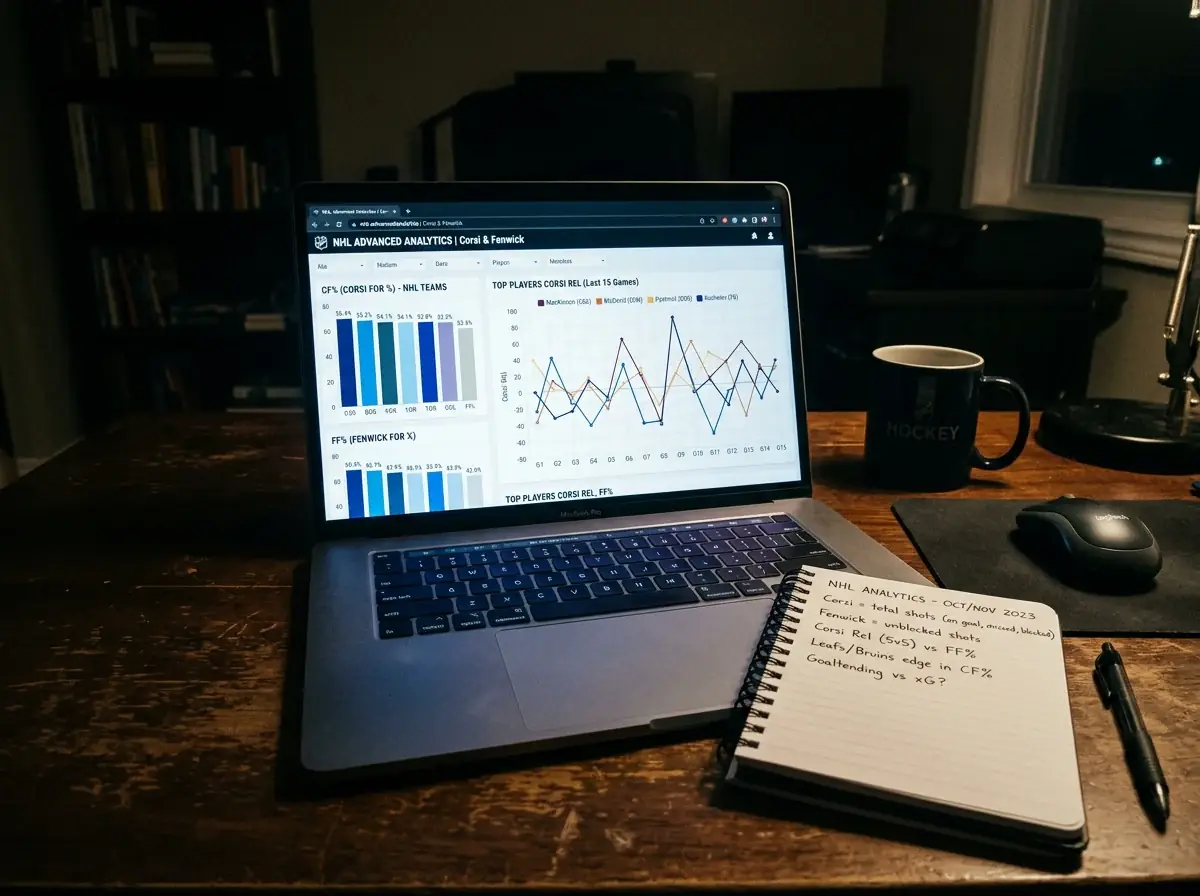 Corsi e Fenwick na NHL — Métricas Avançadas para Apostas