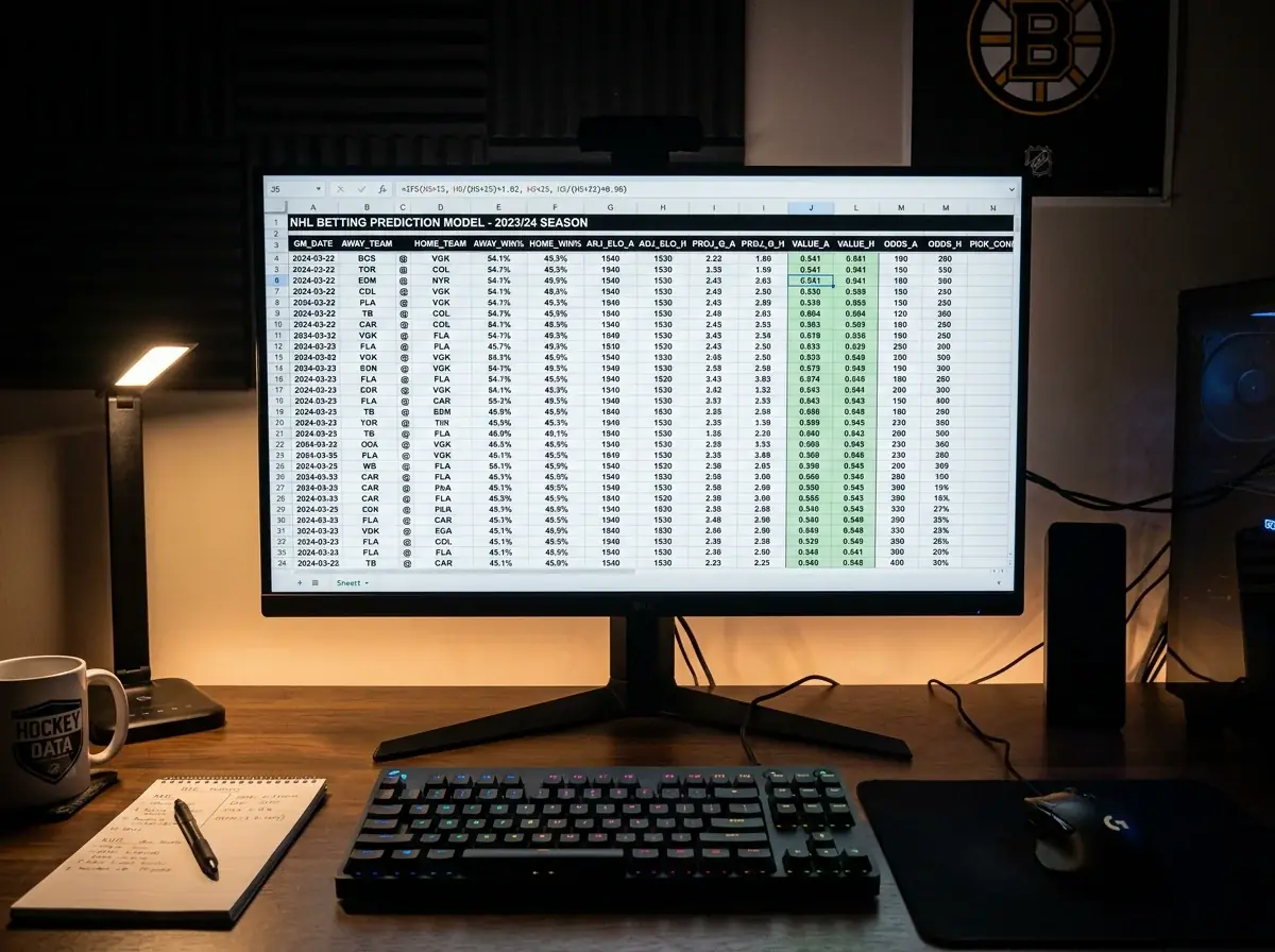 Como Construir um Modelo de Apostas NHL — Guia Prático